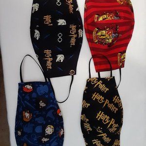 4 for $8 Adult size harry potter face mask